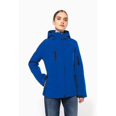 Ladies’ hooded softshell lined parka